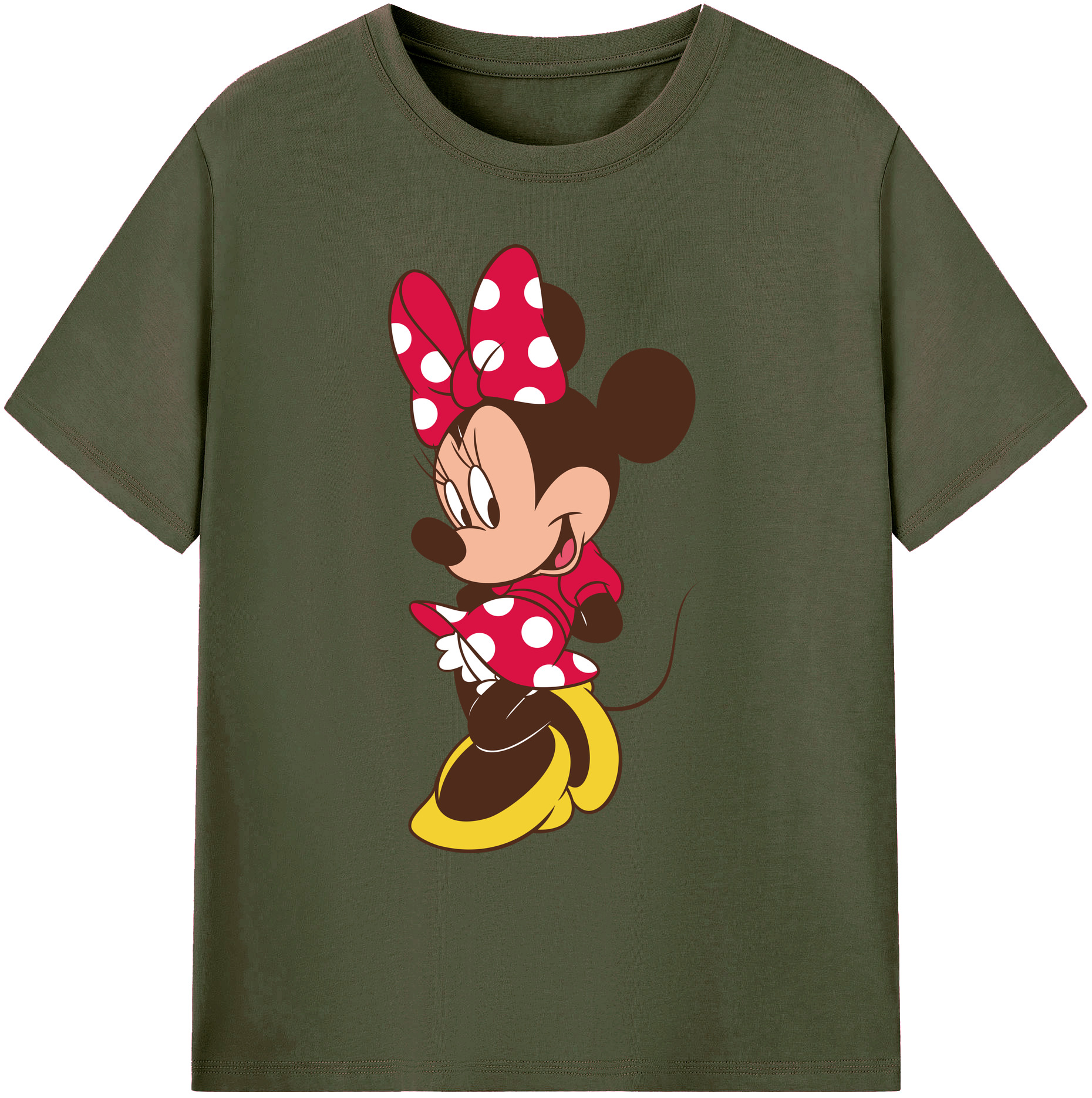 ミッキーマウス Mickey Mouse 綿100％ メンズ半袖Tシャツ｜肌触りやわらか＆通気性